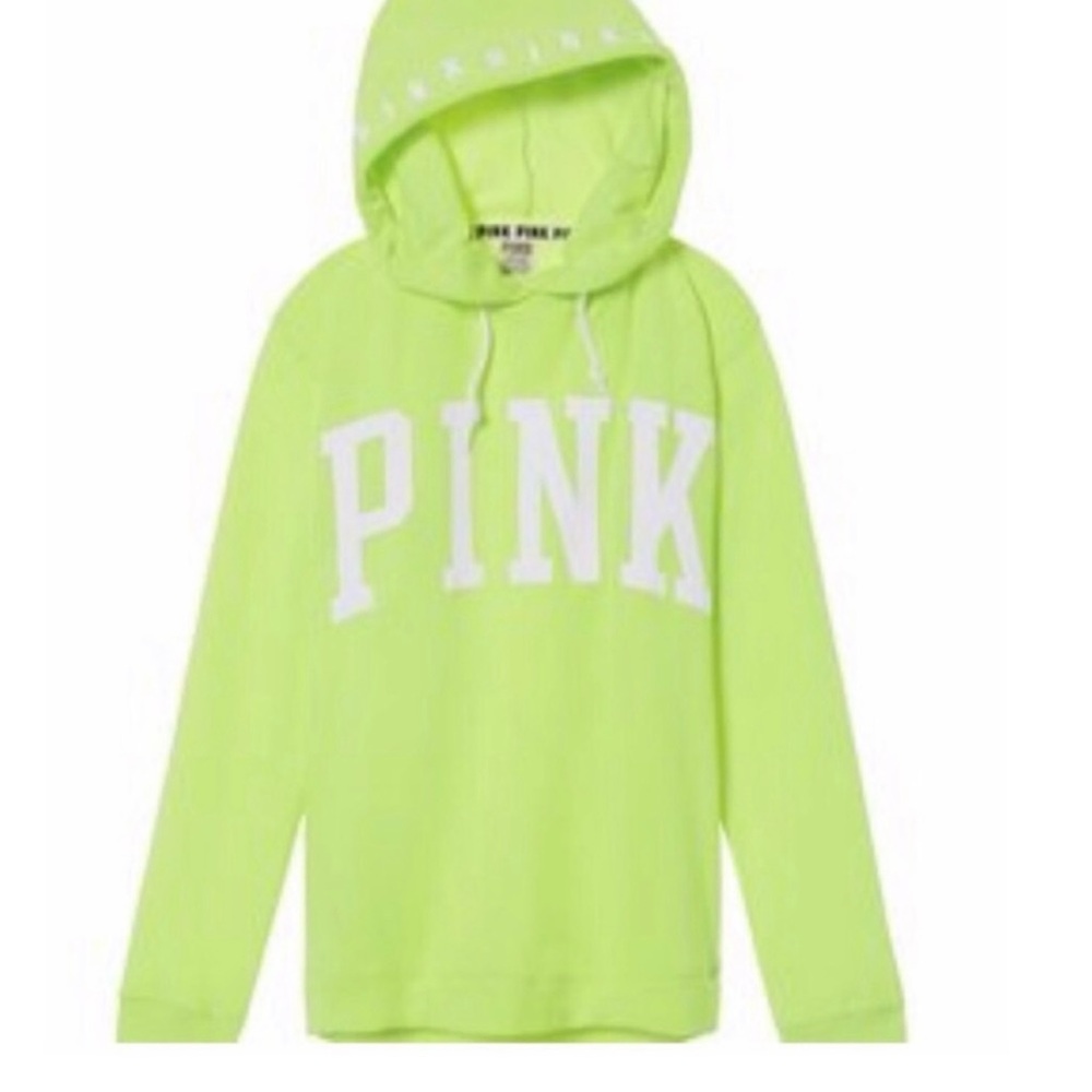 Victoria’s Secret Pink Hoodie Sweatshirt Tunic with Pockets. Sz Small. NWT